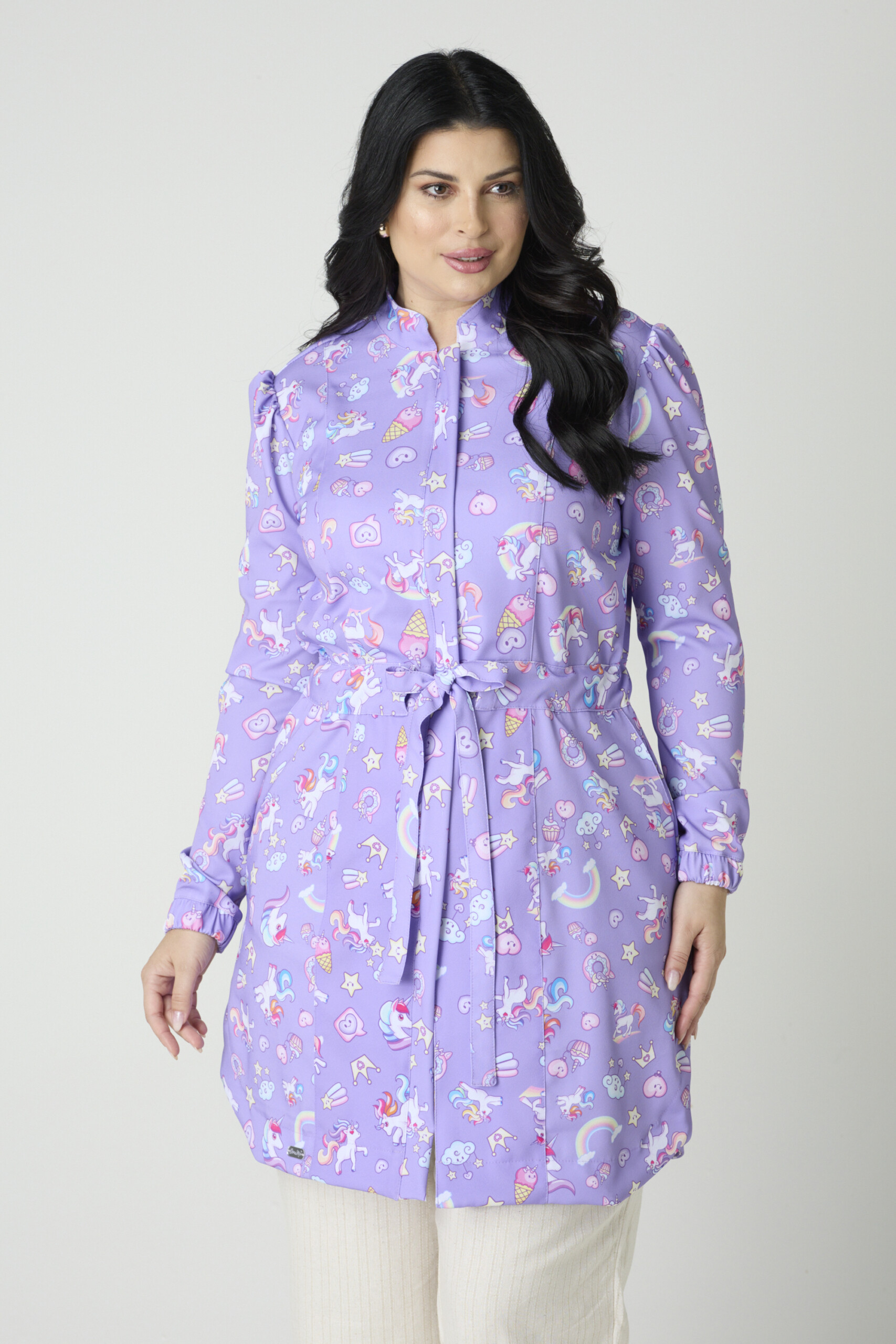 Jaleco LÓTUS estampado