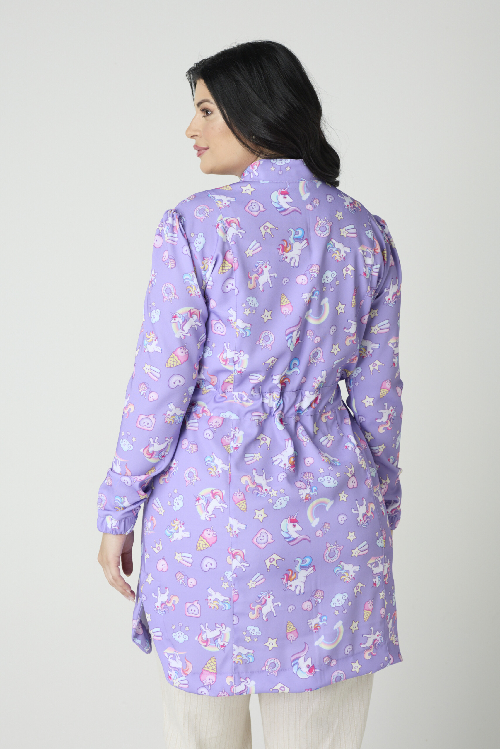 Jaleco LÓTUS estampado - Imagem 2