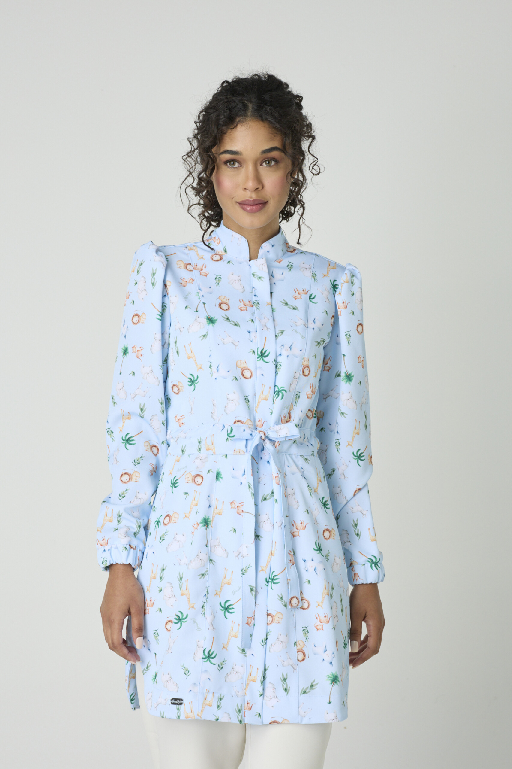 Jaleco LÓTUS estampado - Imagem 4
