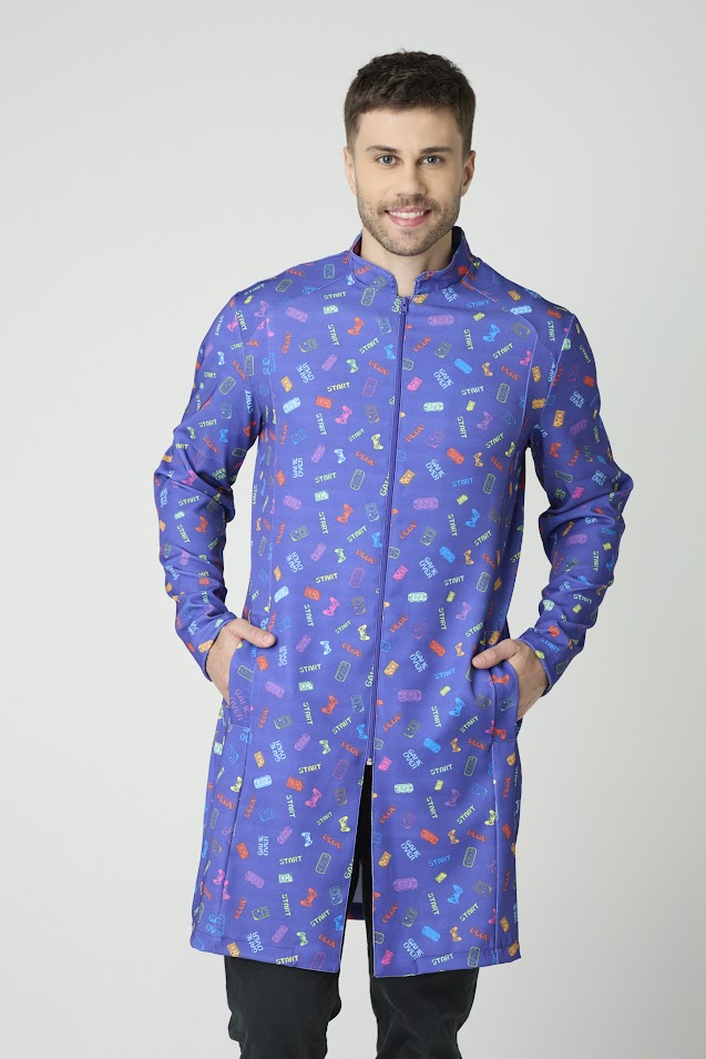 Jaleco SAFIRA estampado - Imagem 2
